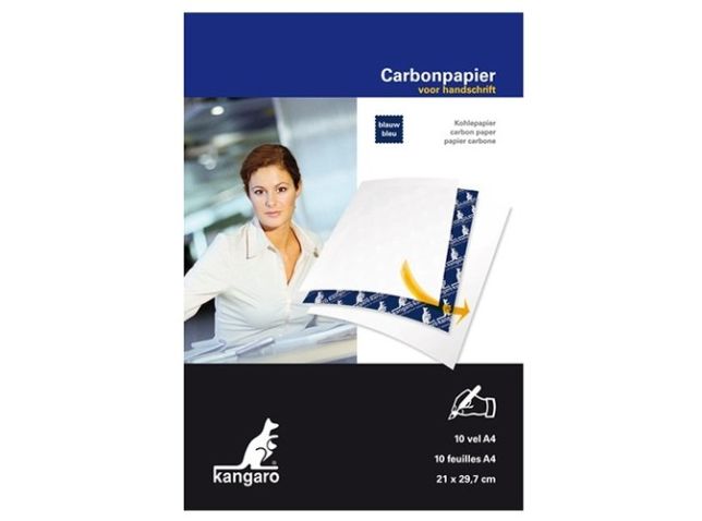 Kohlepapier A4 blau/pk10