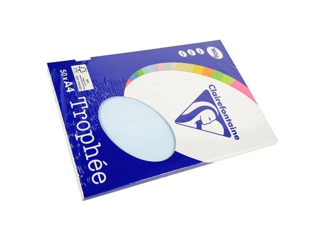 Papier A4 160g azurblau/pk50v