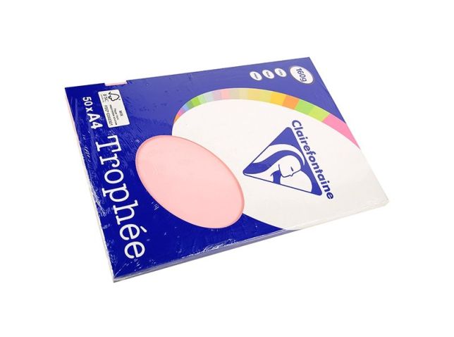 A4-Papier 160g rosa/Packung 50 Stück