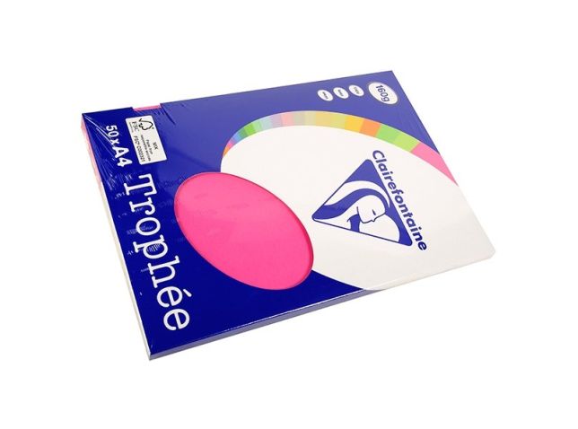 Papier A4 160g fuchsia/pk50v