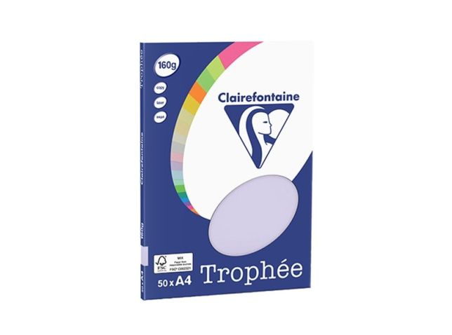 Papier A4 160g lila/Packung 50