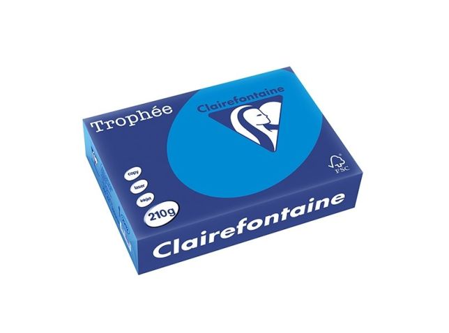 Papier A4 210g karibikblau/pk250v