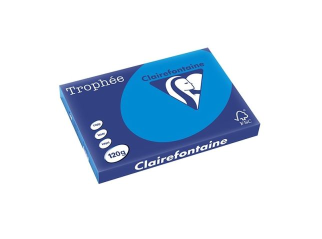 Papier A3 120g karibikblau/pk250v