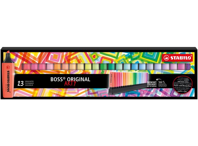 Boss Original Textmarker Schreibtisch-Set 2-5 mm sortiert
