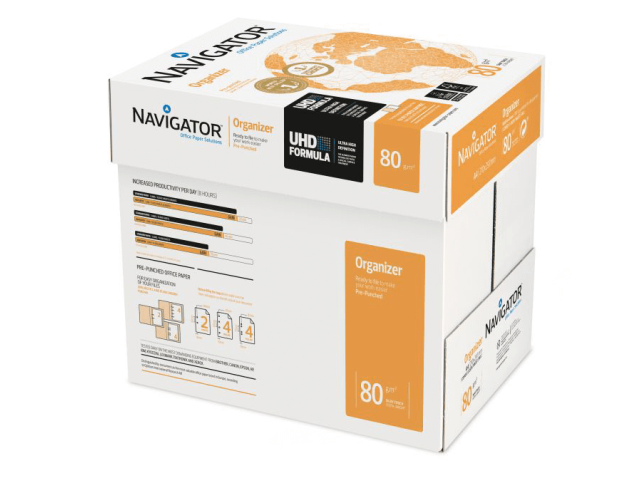 Organizer Papier A4 80 g/m² 4-Loch-Perforation Weiß