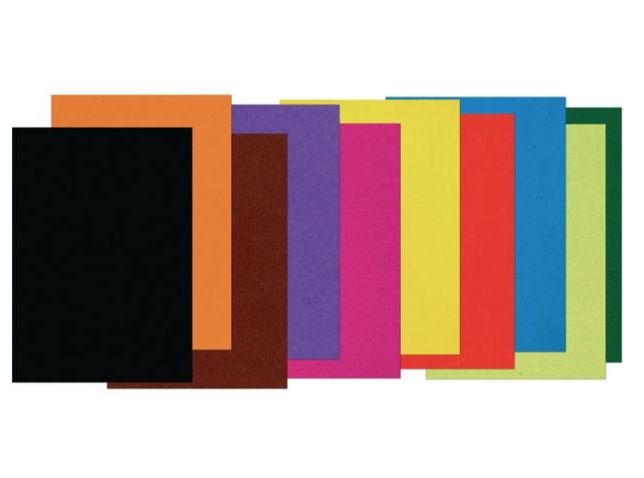 Zeichenpapier, 250 x 350 mm, 120 g/m², sortiert