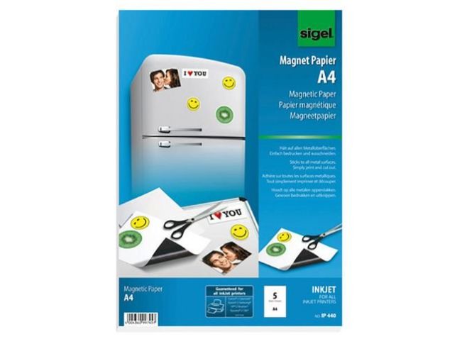 Magnetpapier Inkjet A4 Weiß