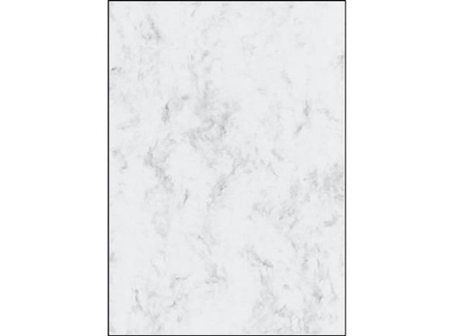 Designpapier, Marmor, Inkjet/Laser/Kopierer, Edelkarton, 200 g/m², A4, grau