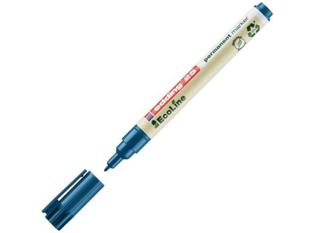 25 EcoLine Permanentmarker rund 1 mm blau