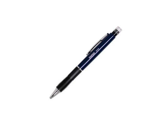 Druckbleistift Touch, mit Radiergummi, nachfüllbar, Minen-Ø: 0,5 mm, Schaftfarbe: blau