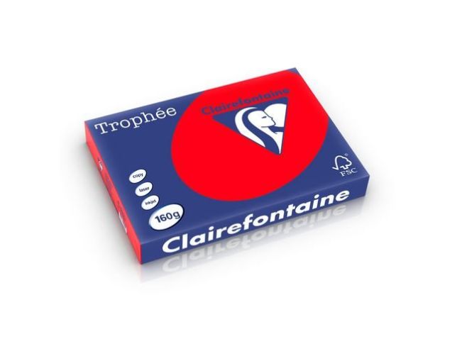 Trophée Gekleurd Papier A3 160 g/m² Koraalrood