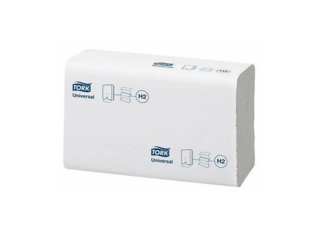 Xpress Multifold H2 Handtuch, Z-Falz, 237 Blatt, Weiß