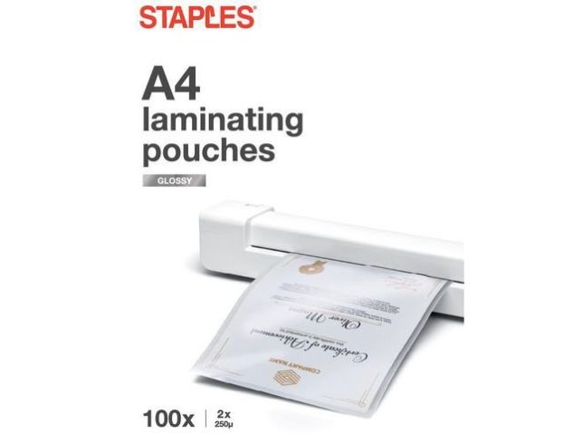 Laminiertasche, A4, 216 x 303 mm, 0,25 mm, farblos
