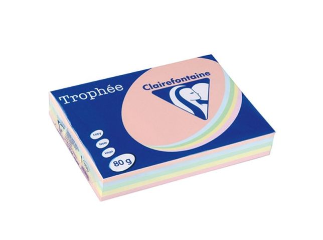 Trophäe Buntpapier A4 80 g/m² Pastell assortiert