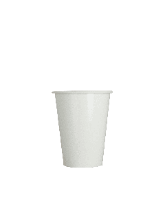Wiederverwendbare Becher 180 ml Weiß